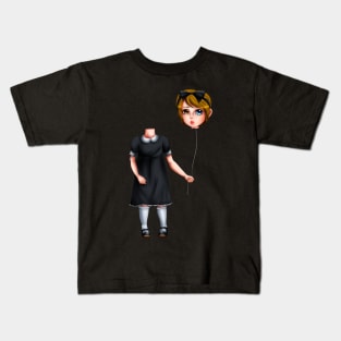 The girl and her balloon Kids T-Shirt